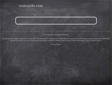 Tablet Screenshot of costcojobs.com